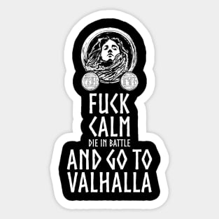 Go To Valhalla Sticker